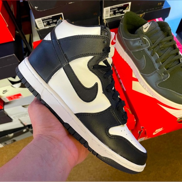Nike Panda High Dunks 7.5w 6m - Picture 1 of 7